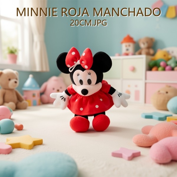 MINNIE ROJA MANCHADO 20CM