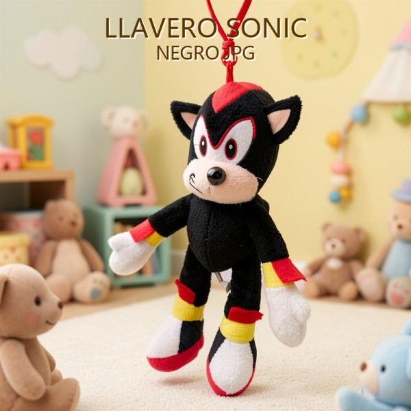 LLAVERO SONIC NEGRO