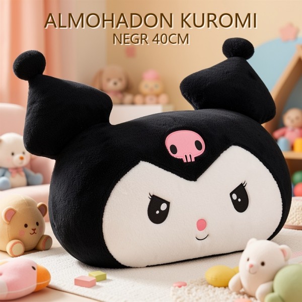 ALMOHADON KUROMI NEGR 40CM