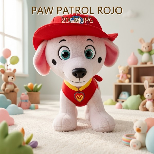 PAW PATROL ROJO 20CM