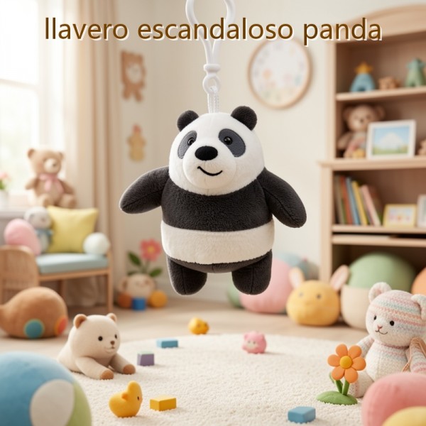 Llavero escandaloso panda