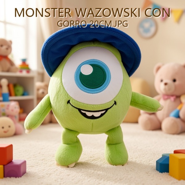 MONSTER WAZOWSKI CON GORRO 20CM