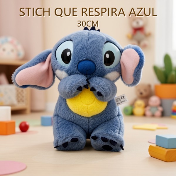 Stitch QUE RESPIRA AZUL 30CM