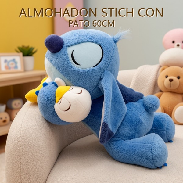 ALMOHADON Stitch CON PATO 60CM