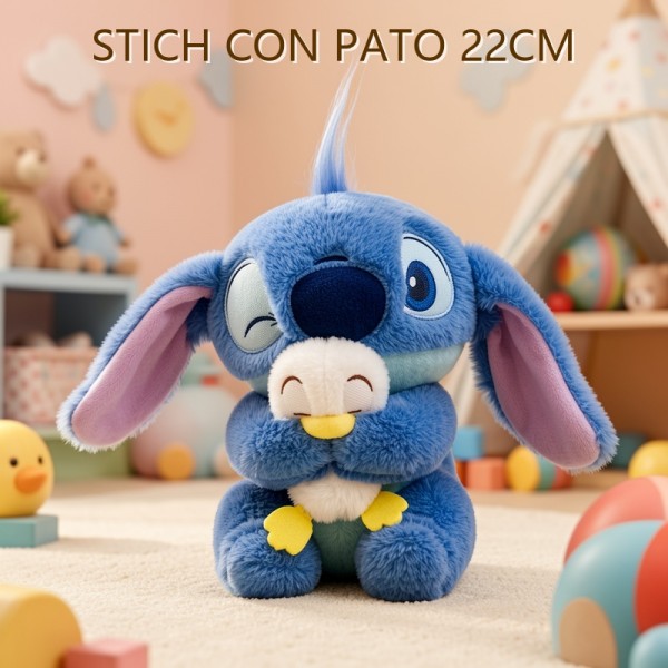 Stitch CON PATO 22CM