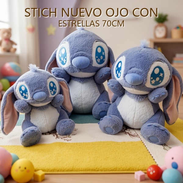 Stitch NUEVO OJO CON ESTRELLAS 70CM