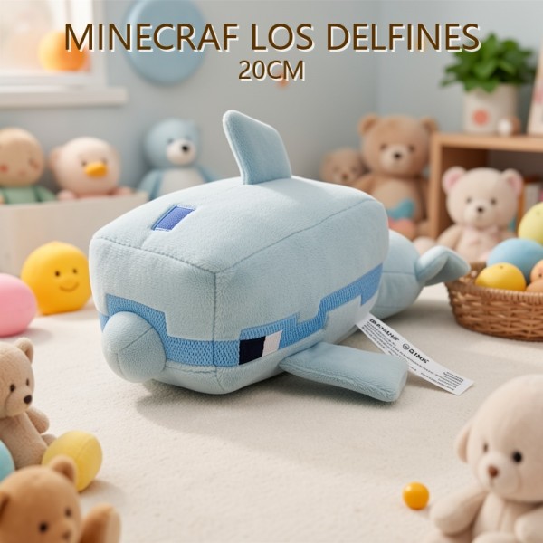 MINECRAFT LOS DELFINES 20CM