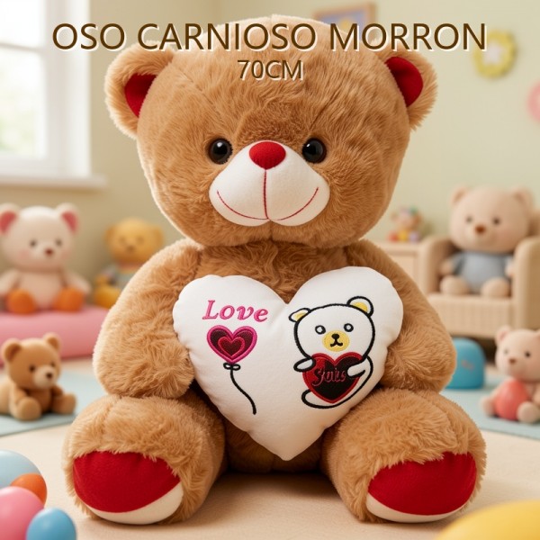 OSO CARIÑOSO MARRON 70CM