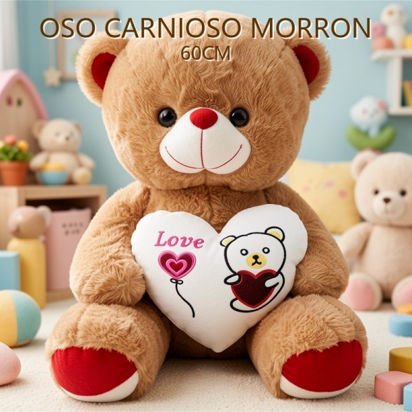 OSO CARIÑOSO MARRON 60CM
