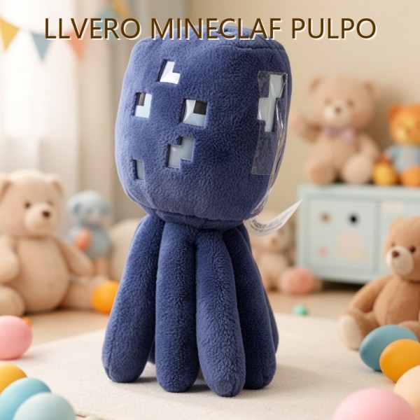 LLAVERO MINECRAFT PULPO