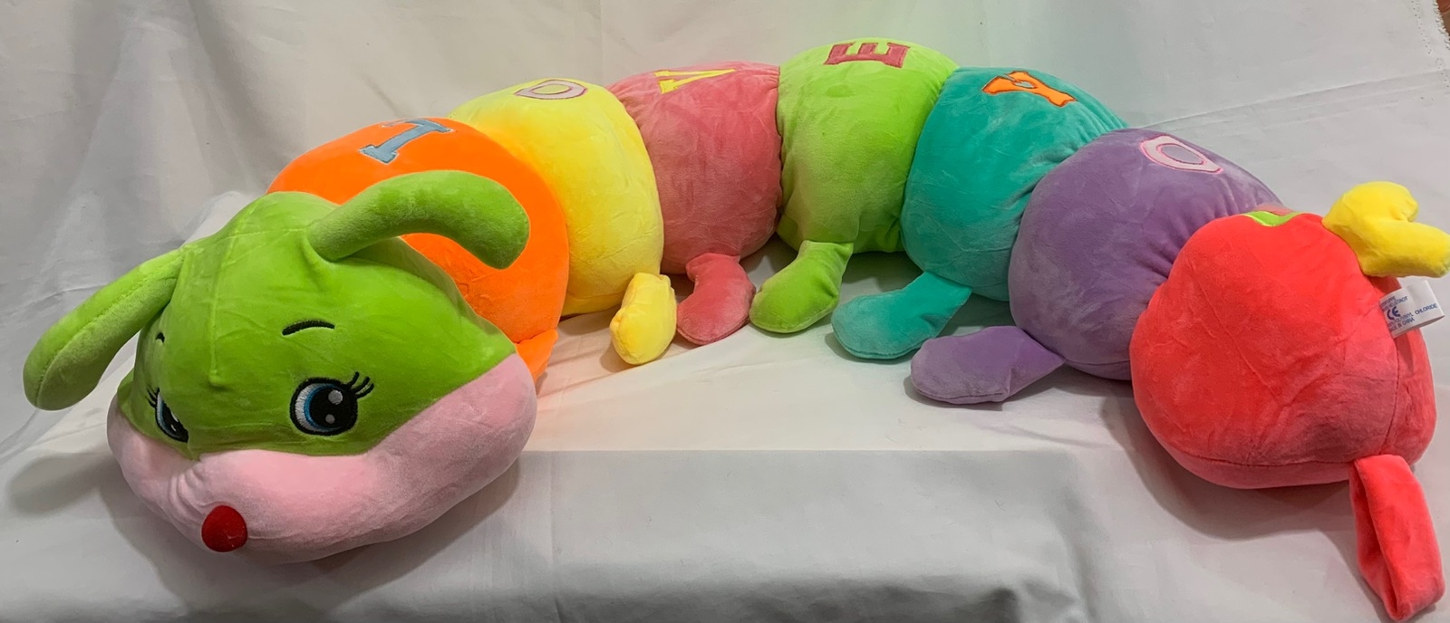Gusano ciempiés con letras 130cm