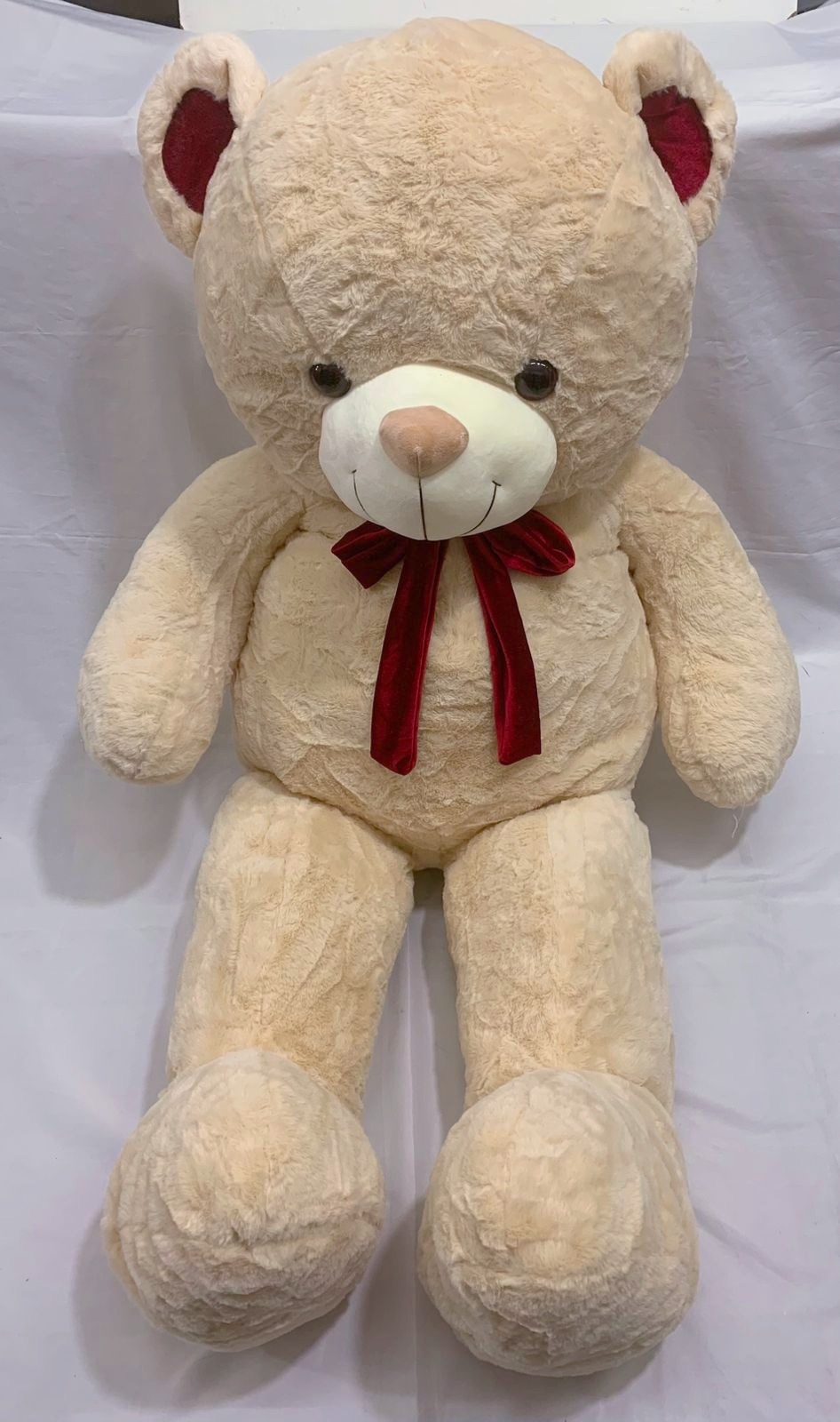 Oso con moño tul 130cm 3 color