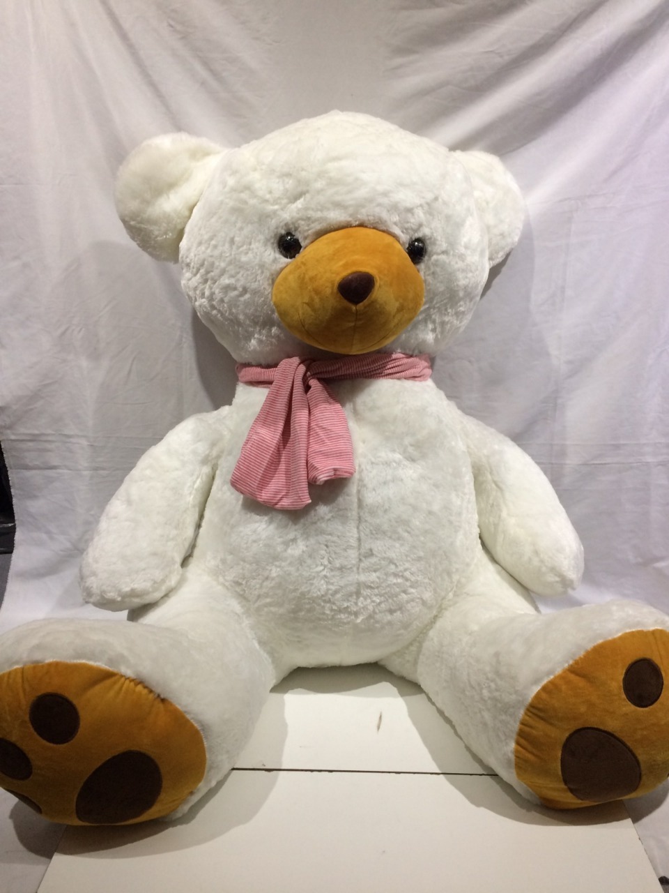 Oso con bufanda 100cm 2 colores