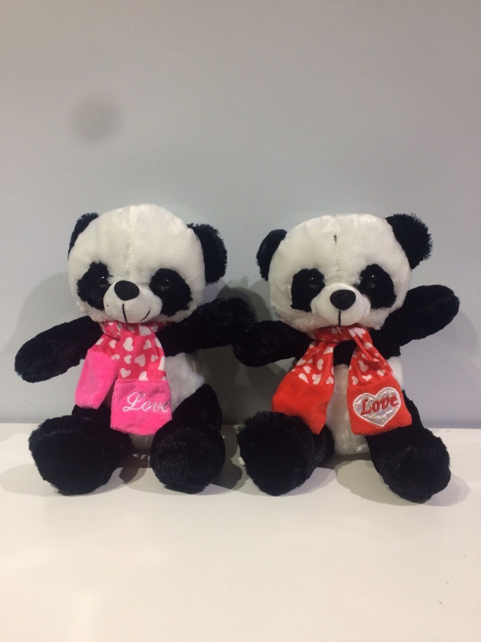 Panda con pañuelo 25cm