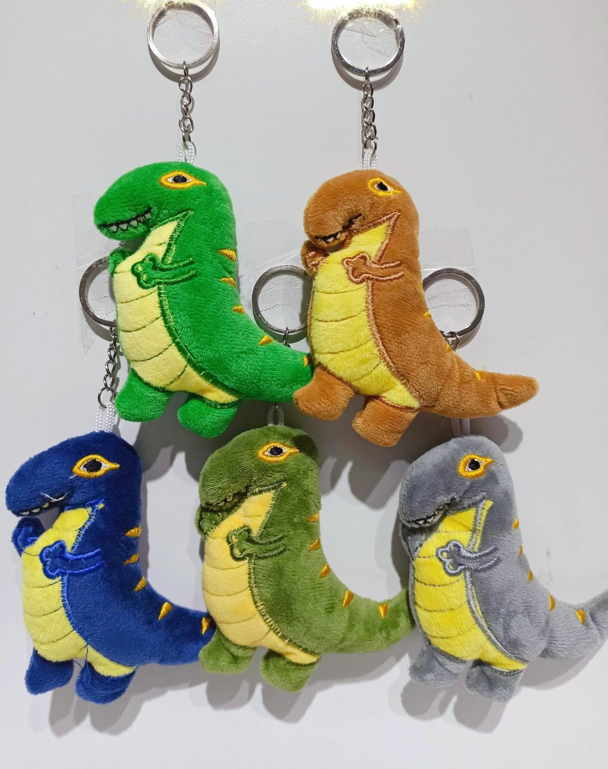 Llavero dinosaurio 11cm 5 colores
