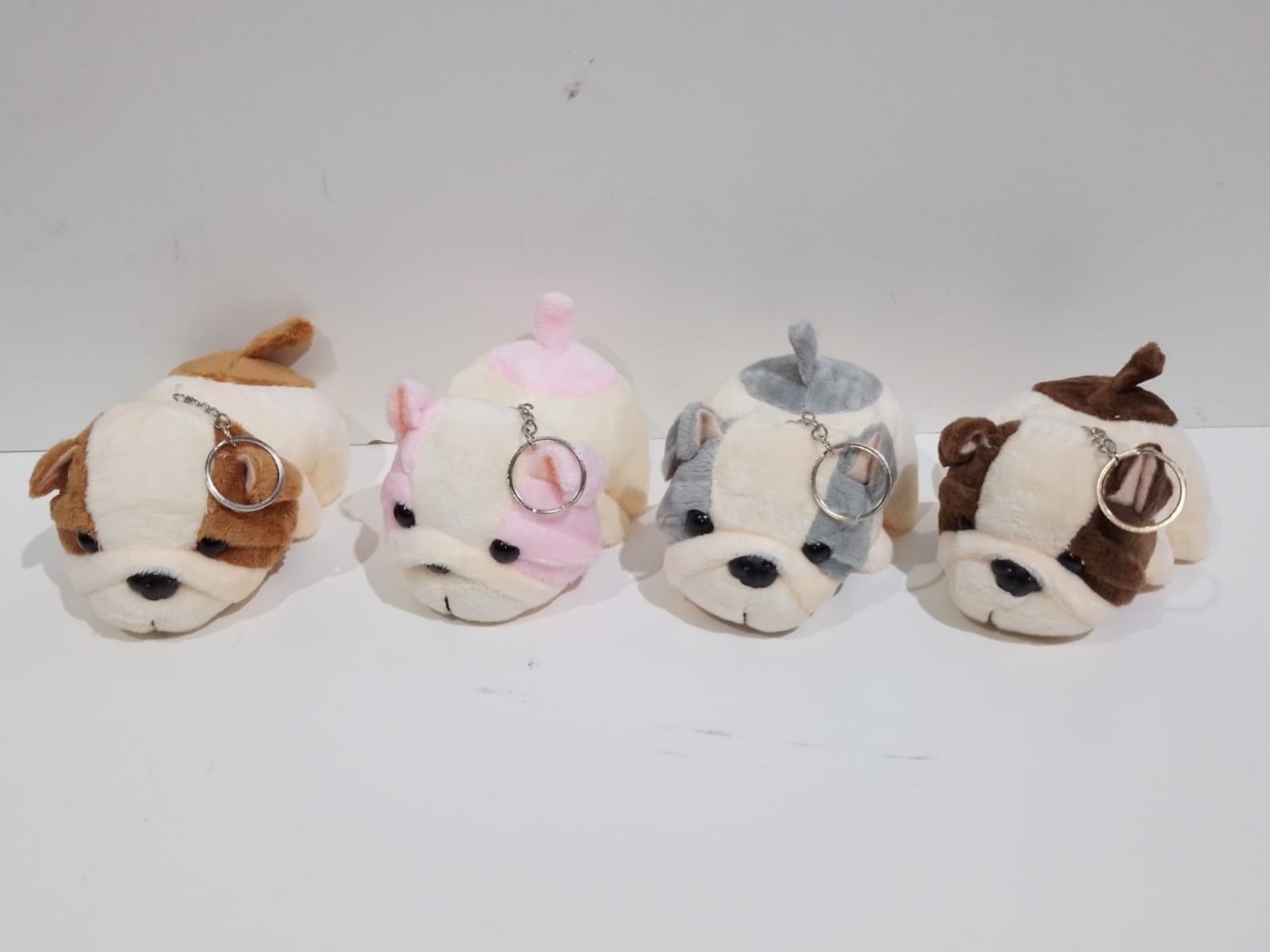 Llavero bulldog 4 colores