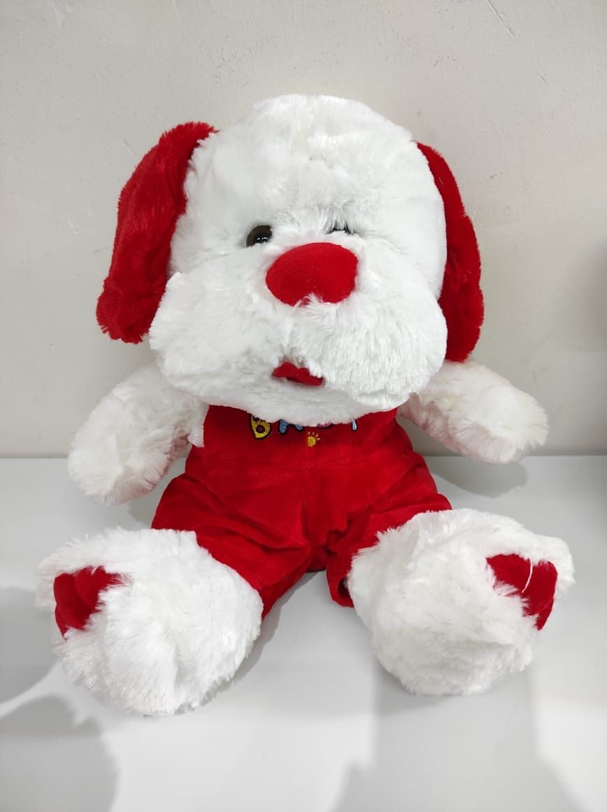 Peluche Conejo perro oso con enterito baby sentado 30cm