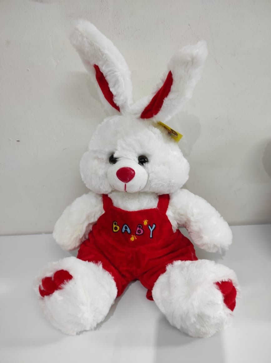 Peluche Conejo perro oso con enterito baby sentado 30cm