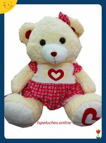 Oso con vestido 2 colores