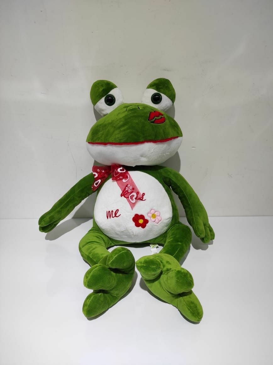 Rana con moño 43cm