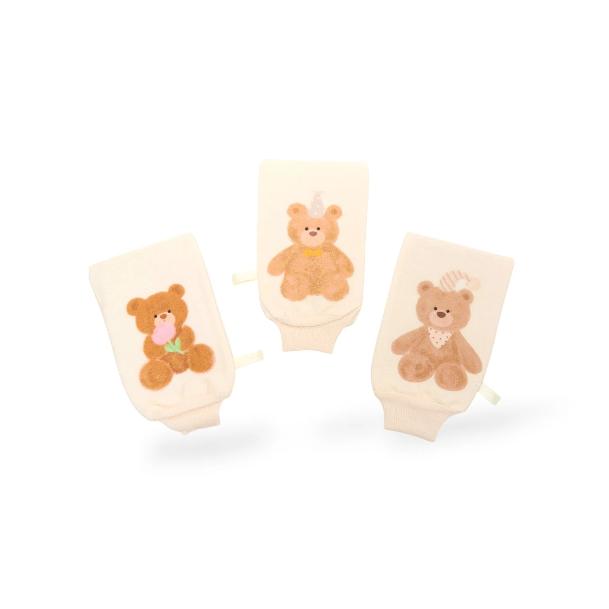 GUANTES EXFOLIANTES DE BAÑO OSO