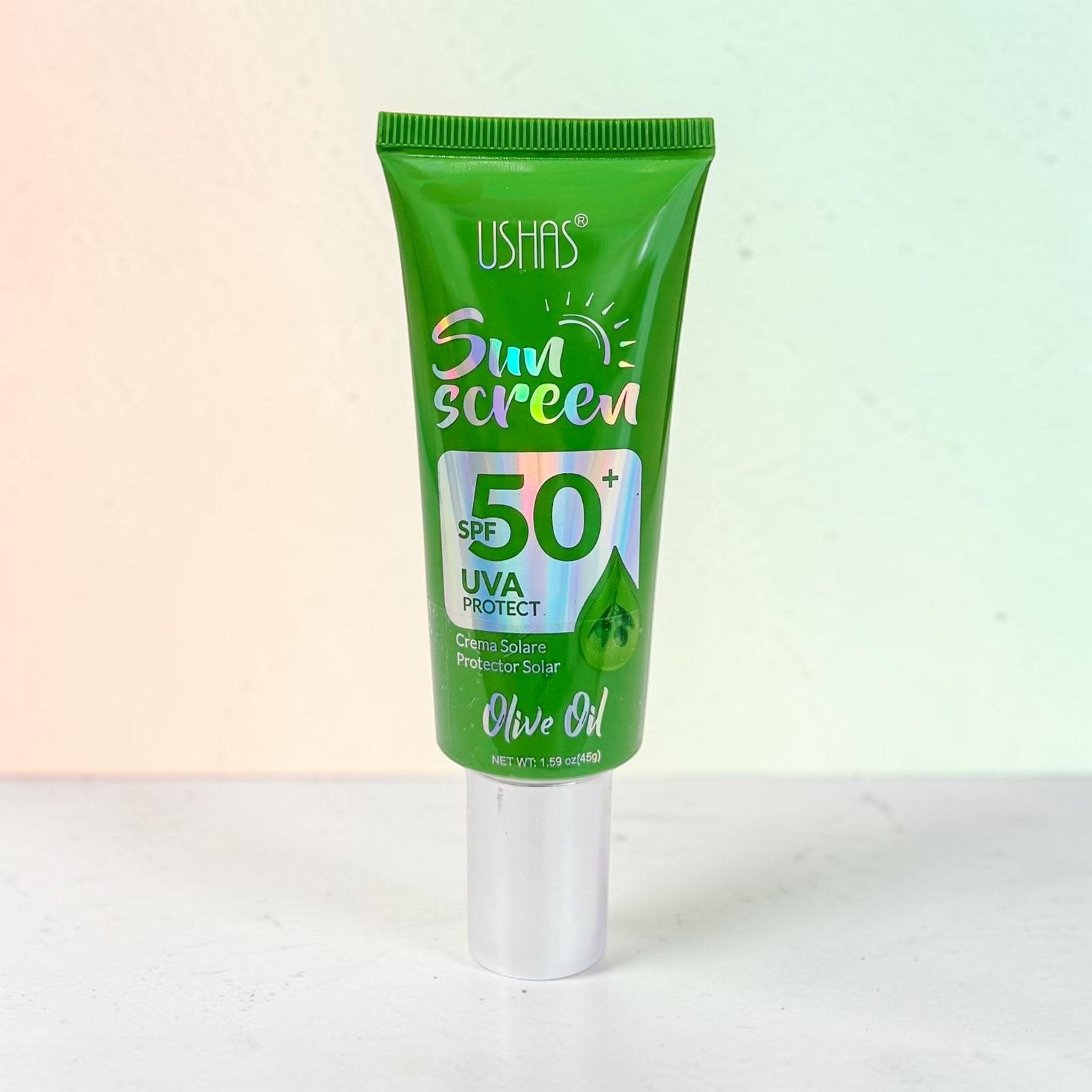 USHAS PROTECTOR SOLAR 50+ OLIVE OIL HA350