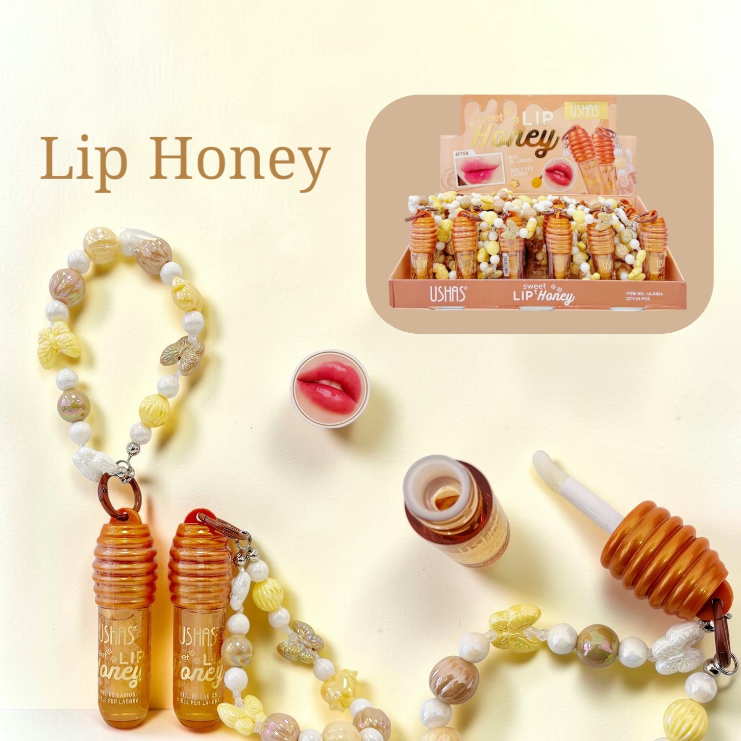 USHAS LIP GLOSS C/LLAVERO ULG024