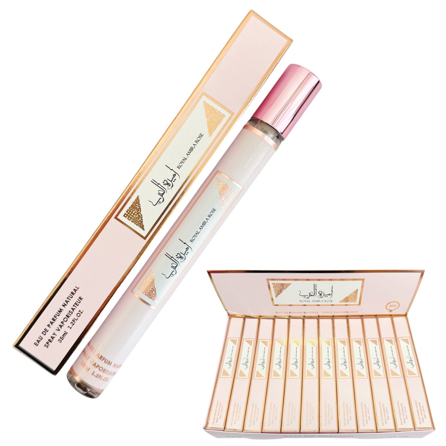 PERFUME EN TUBO ROYAL AMIRA ROSE 35ml OLU909-309