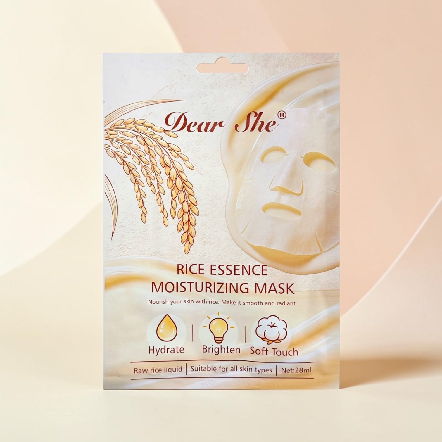 DEAR SHE MASCARILLA FACIAL D/ARROZ 1556