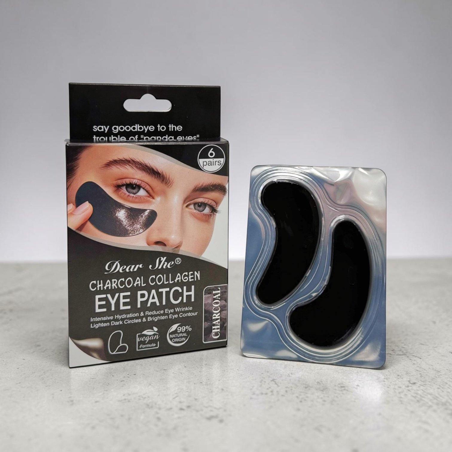 DEAR SHE PARCHE D/OJERAS CHARCOAL CAJA 6U. 1445
