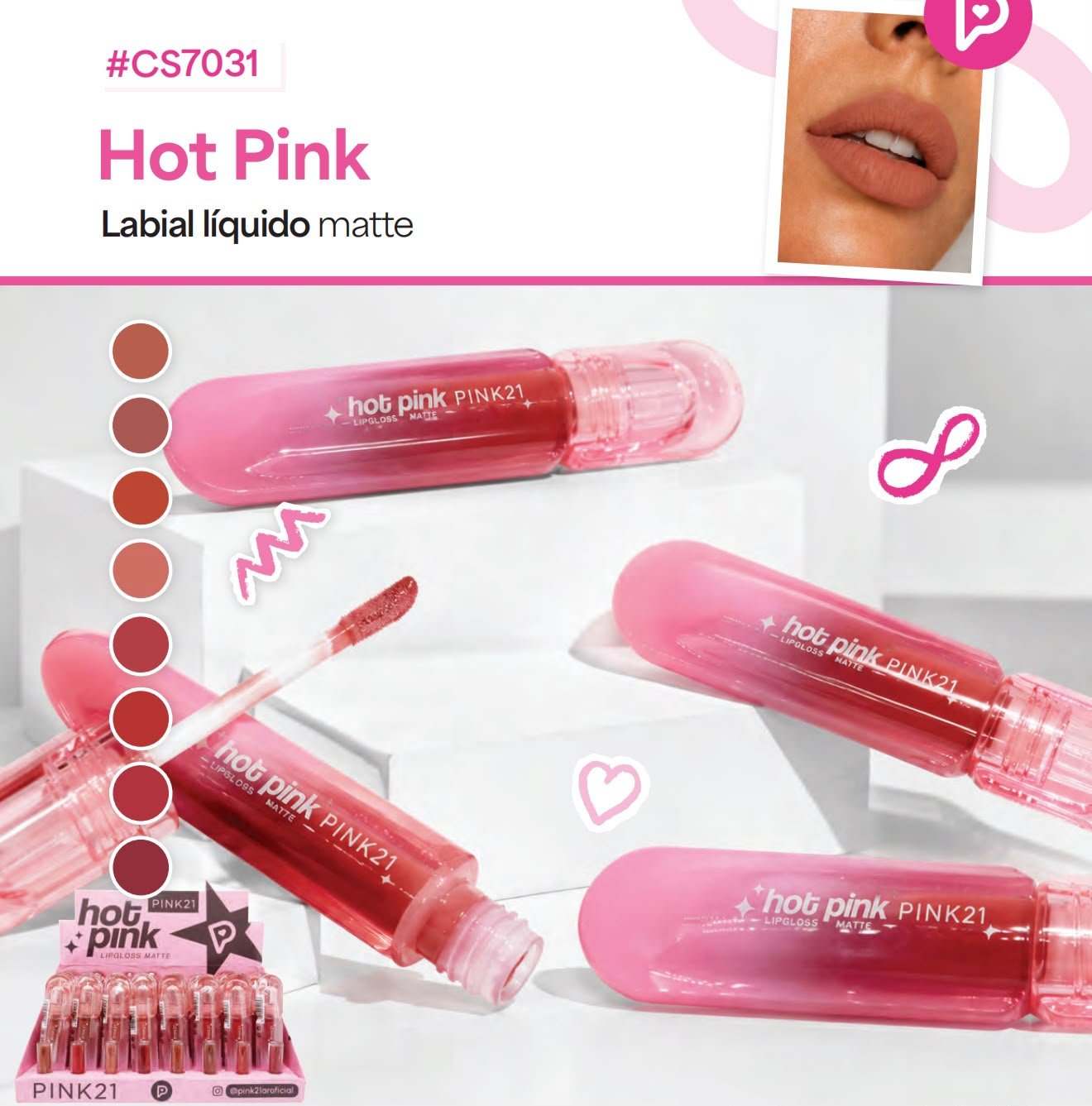 PINK21 LIP GLOSS CS7031