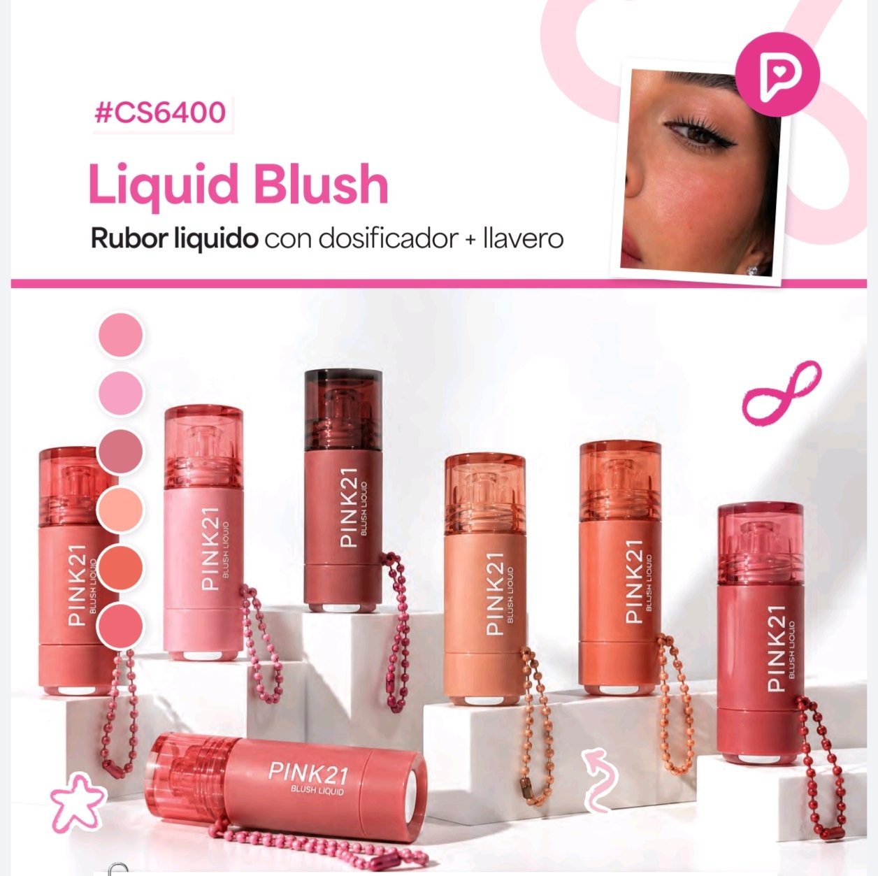 PINK21 RUBOR LIQ. CS6400