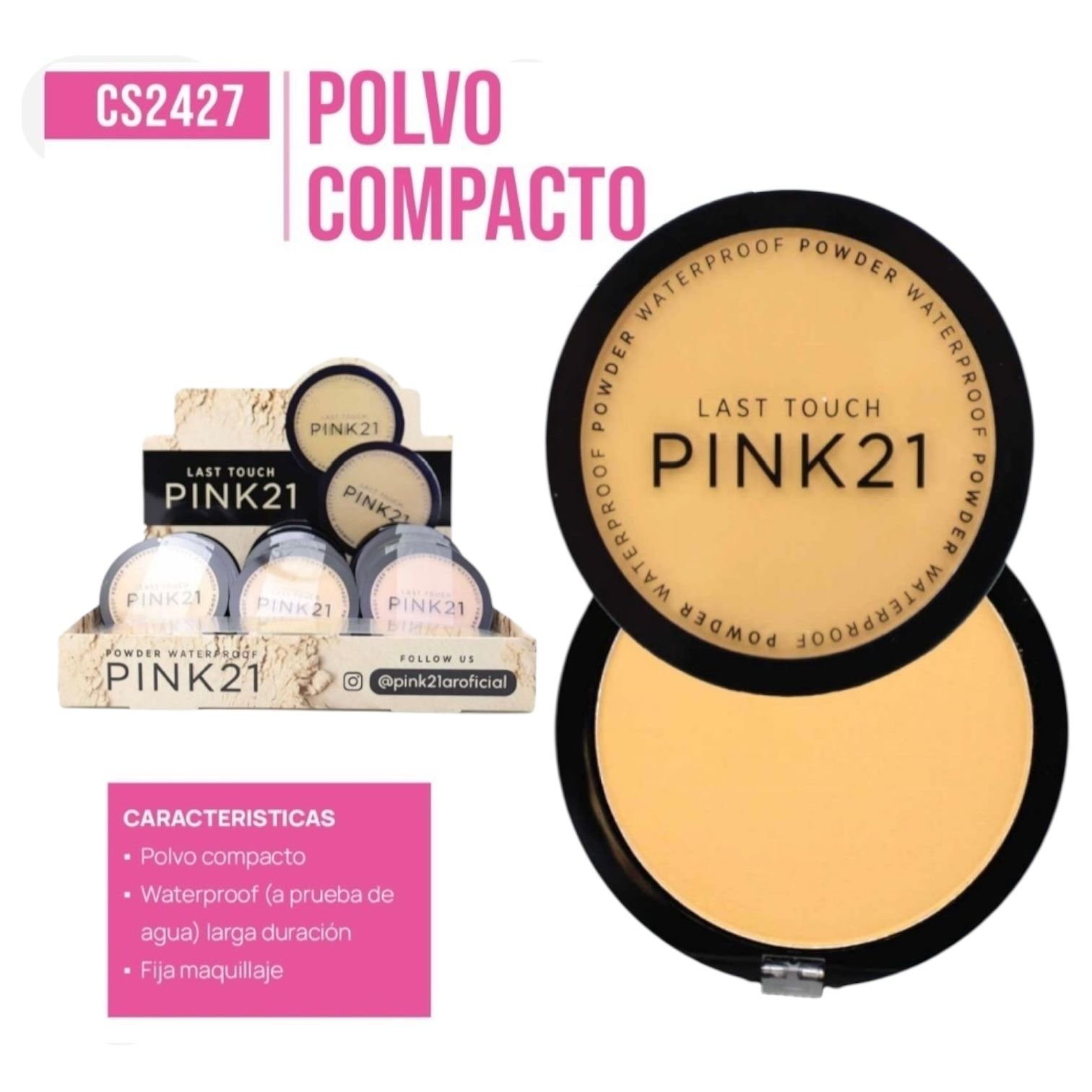 PINK 21 POLVO COMPACTO A/B CS2427