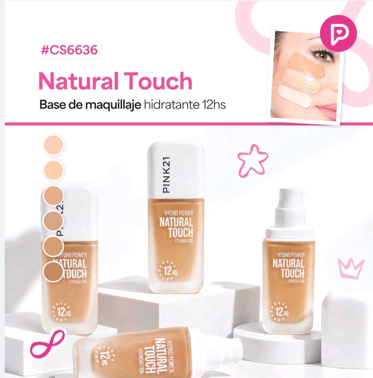 PINK21 BASE LIQ. CS6636