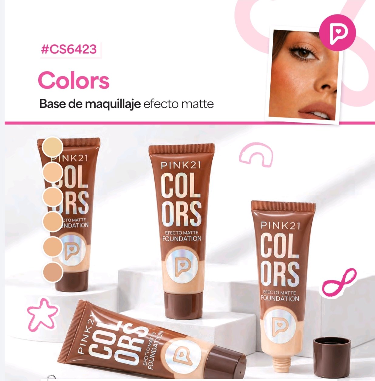 PINK21 BASE LIQ. CS6423