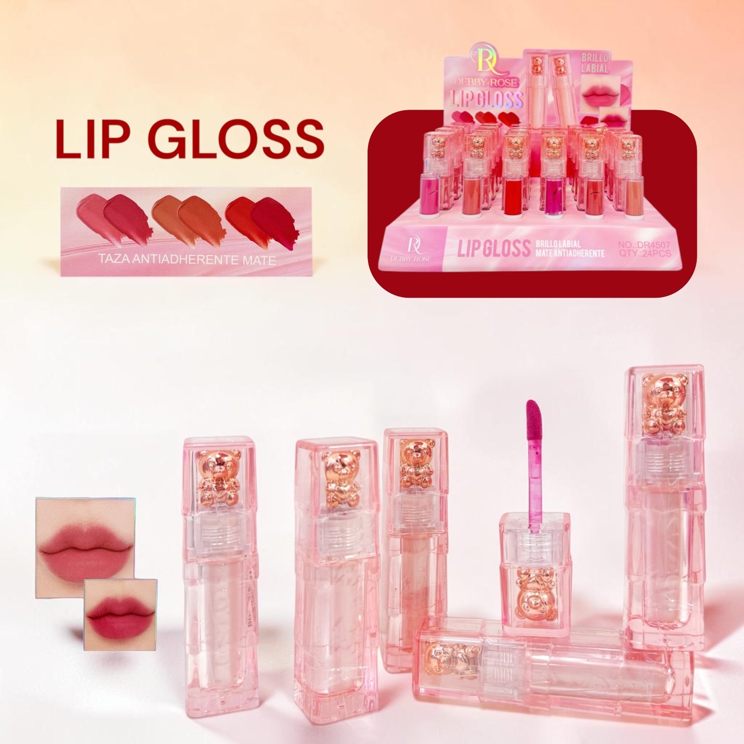 DEBBY ROSE LIP GLOSS DR4507