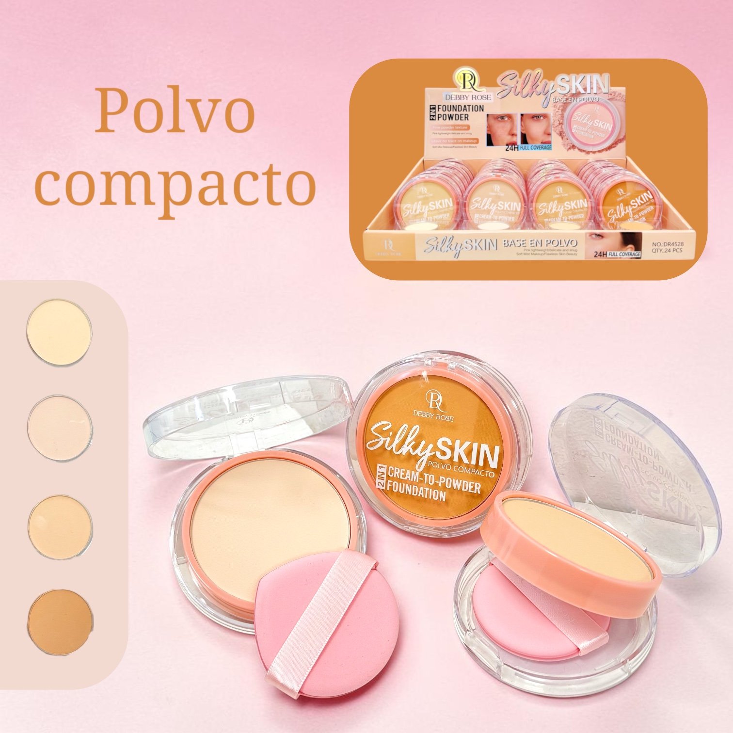 DEBBY ROSE POLVO COMPACTO DR4528