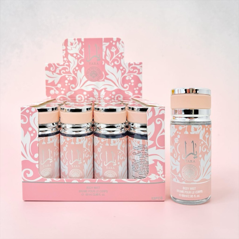 MINI BODY SPLASH YARA 88ML ROSA M01-2