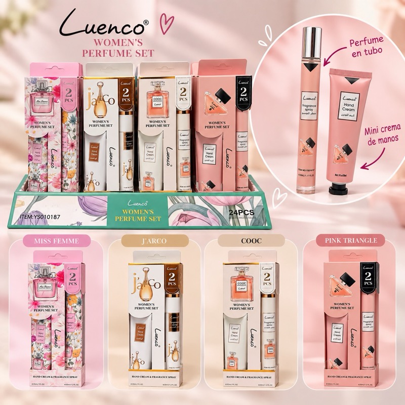 PERFUME TUBO 35ML & CREMA 30ML YS010187