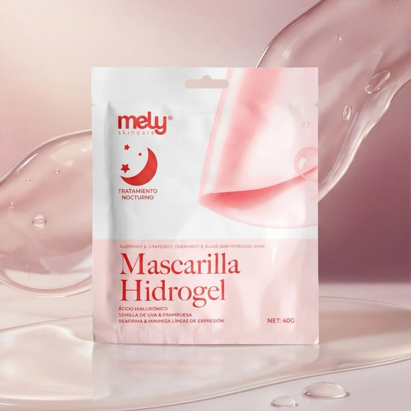 MELY MASCARILLA D/HIDROGEL D/FRAMBUESA Y SEMILLA D/UVA P/ LA NOCHE MY889058