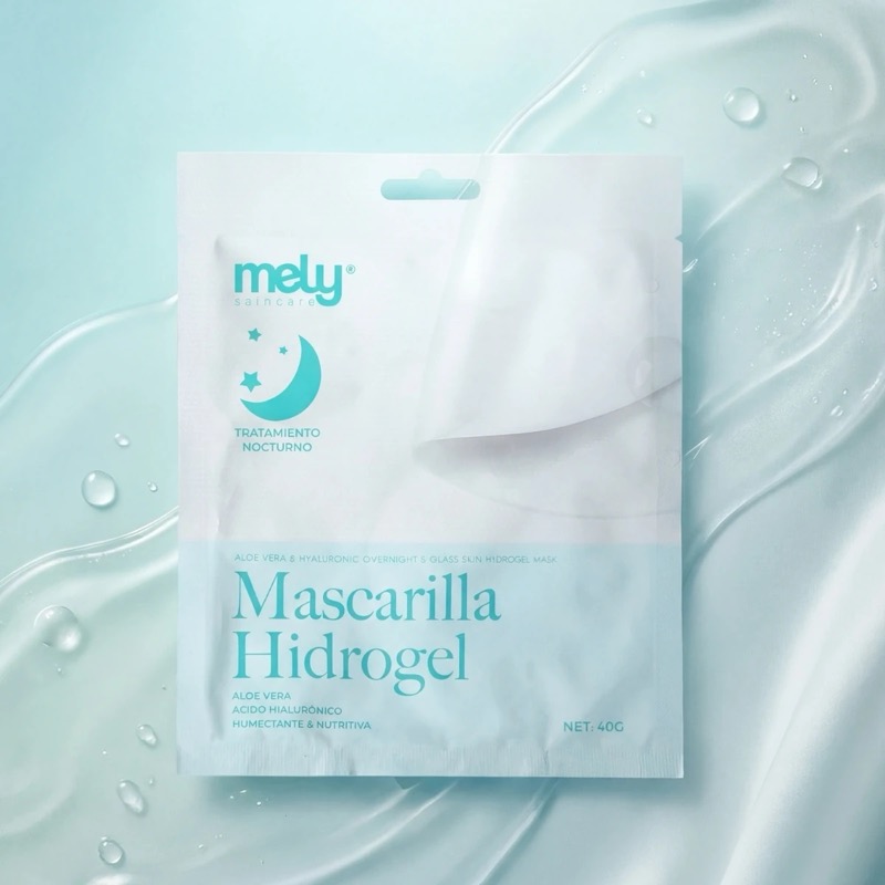 MELY MASCARILLA D/ HIDROGEL D/ ALOE VERA Y HIALURÓNICO P/ LA NOCHE MY889059