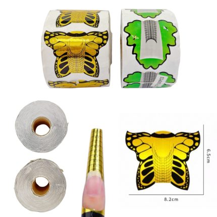 MOLDE ADHESIVO P/UÑAS 500PCS COD.15330/15329