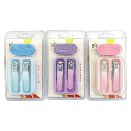 CORTA UÑAS x2 &amp; MINI LIMA C-3089