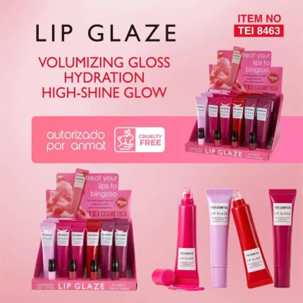 TEI VOLUMINIZADO &amp; LIP GLAZE TEI8463