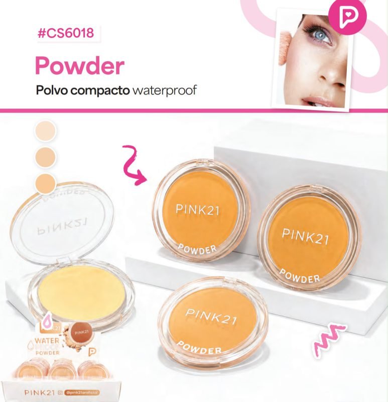 PINK 21 POLVO COMPACTO CS6018