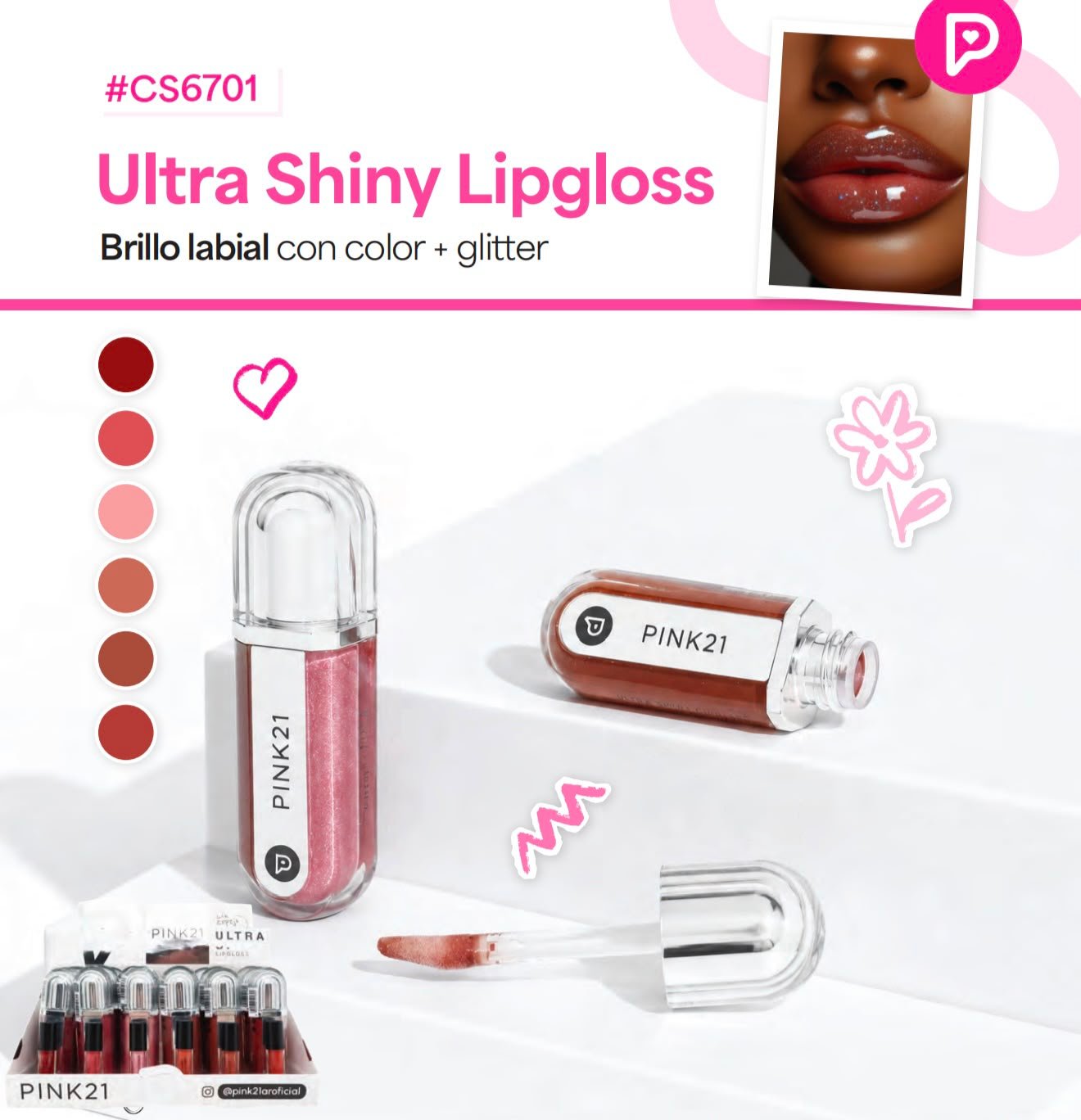 PINK 21 LIP GLOSS CS6701