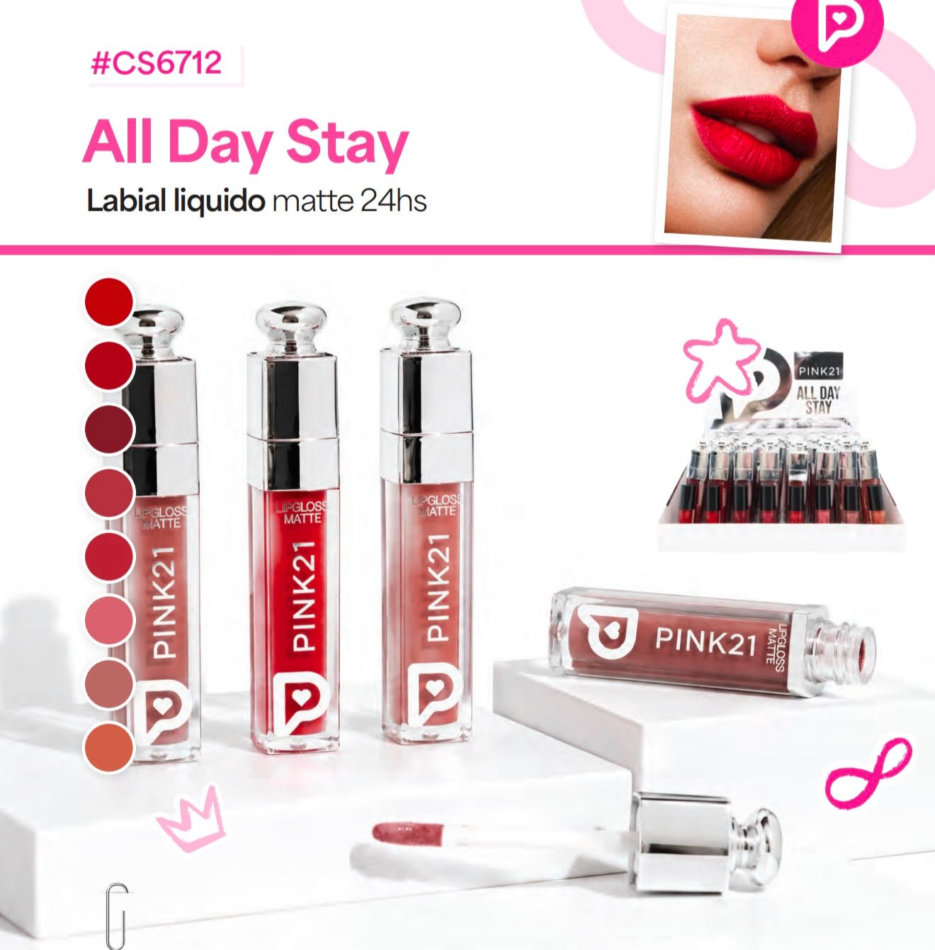 PINK 21 LIP GLOSS CS6712