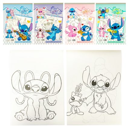 LIBRO A4 P/ COLOREAR Stitch XZF-1004-1/A4-005