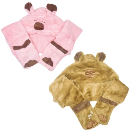 GORRO CAPIBARA CARPINCHO INVIERNO D-65 (SOLO ROSA)