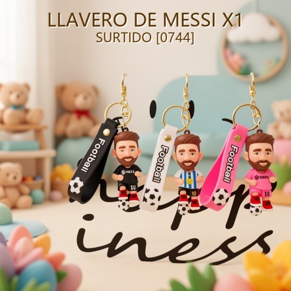LLAVERO DE MESSI X1 SURTIDO [0744]